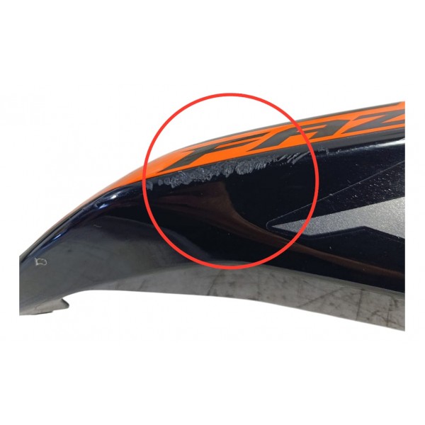 Carenagem Aba Tanque Dir Guia De Ar Fz25 Fazer250 Detalhe Laranja Preto