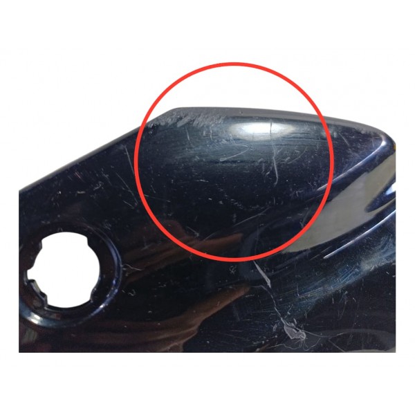 Carenagem Tampa Lateral Esquerda Fazer Fz15 23 A 24 Detalhe Preto