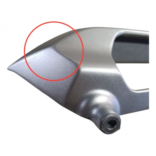 Alça Direita Suporte Carona Xtz 250 Lander Yamaha Detalhe Prateado