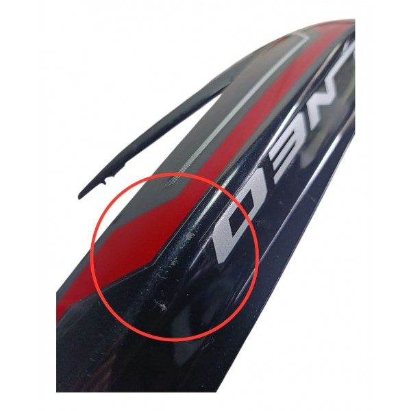 Carenagem Lateral Rabeta Neo 125 Esquerdo 2017 2021 Detalhe Preto E Vermelho