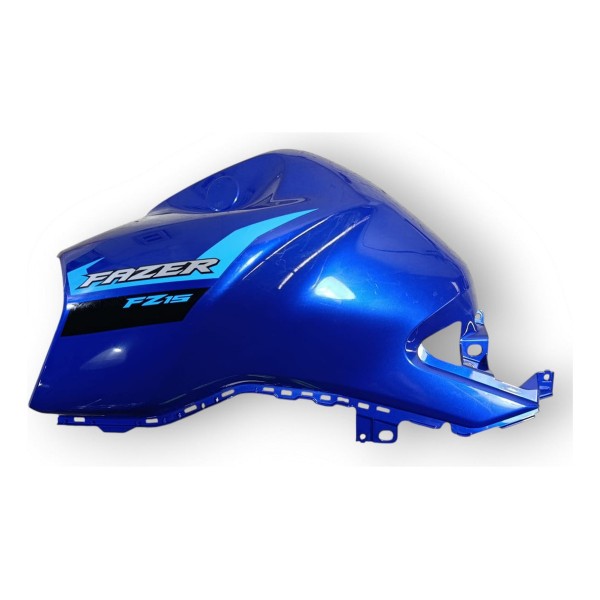 Carenagem Do Tanque Esquerdo Yamaha Fz 15 2023 A 25 Detalhe Azul