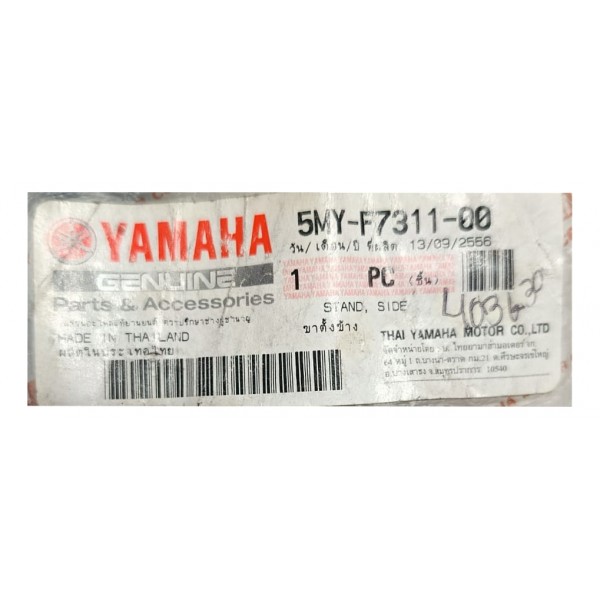 Cavalete Lateral Neo 115 2010 A 2012 Original Yamaha Preto