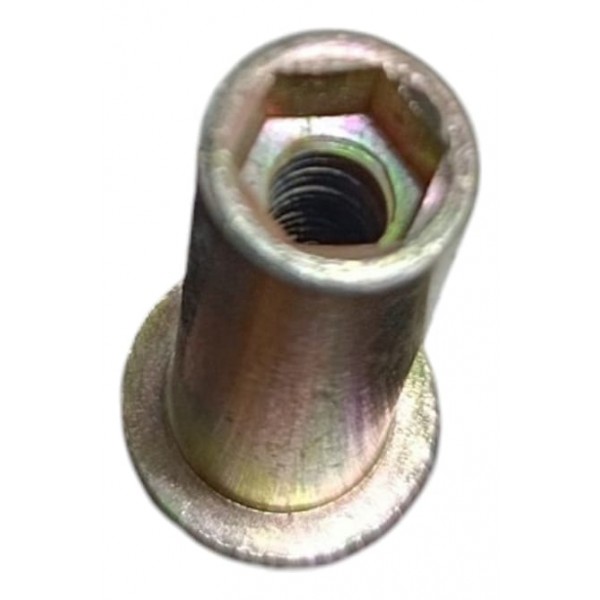 Eixo Cavalete Central Ybr125 Ed 2002 2008 Eletrica E Disco Dourado