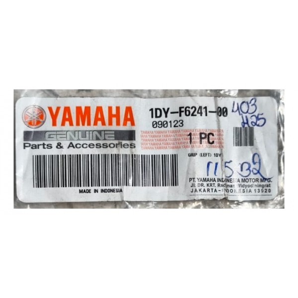 Manopla Esquerda Yamaha Neo At 125 2017 2018 Original Preto