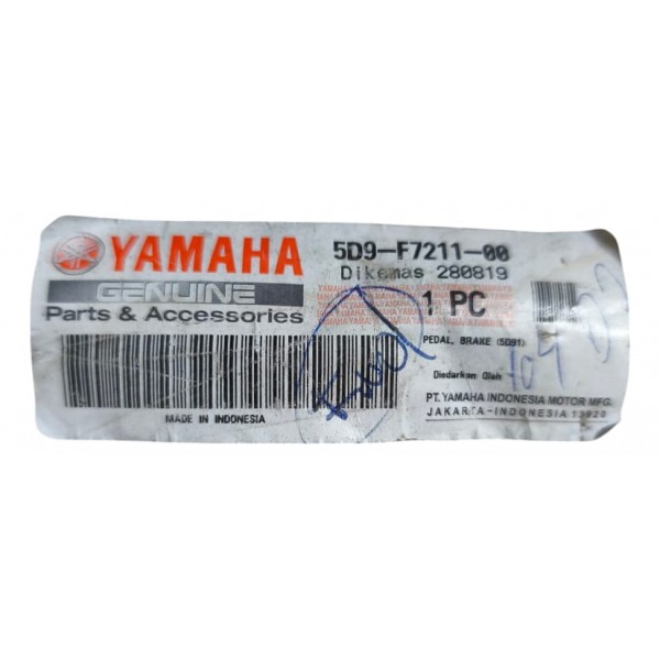 Pedal Freio Yamaha T115 2010 A 2011 Original 5d9f721100