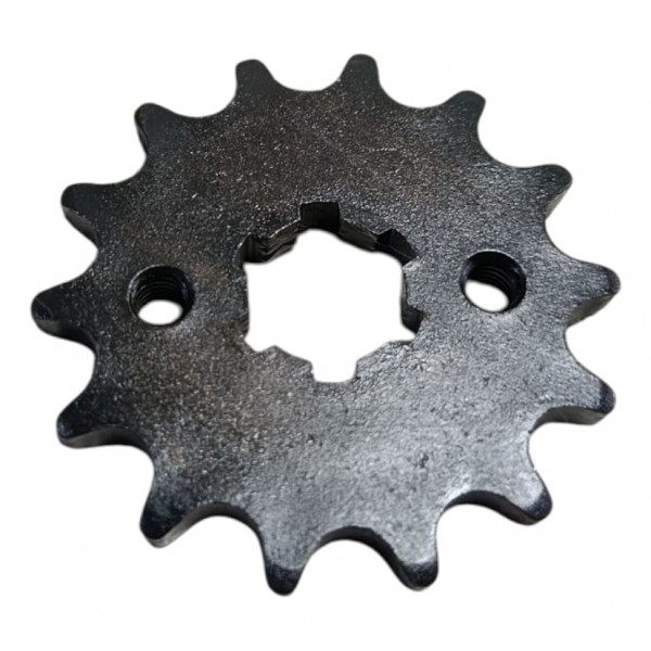 Kit Coroa 45d Pinhão 14d Ybr 125 Factor 125 Original Yamaha Prateado