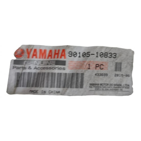 Eixo Roda Dianteira Yamaha Ybr125 Ed 2004 Freio A Disco