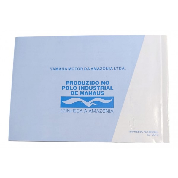 Manual Do Proprietário Novo Completo Moto Yamaha Xj6f