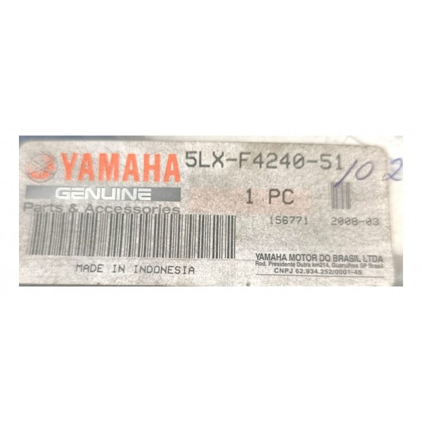 Par De Adesivo Lateral Tanque Yamaha Ybr Original