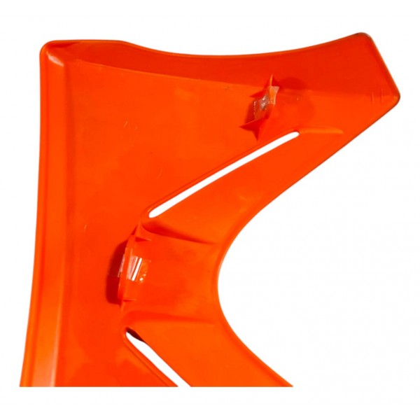 Aba Do Tanque Direito Laranja Xtz 125 Original Yamaha Laranja