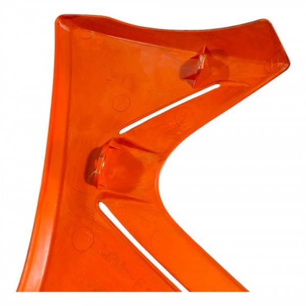 Aba Do Tanque Esquerdo Xtz 125 Original Yamaha Laranja