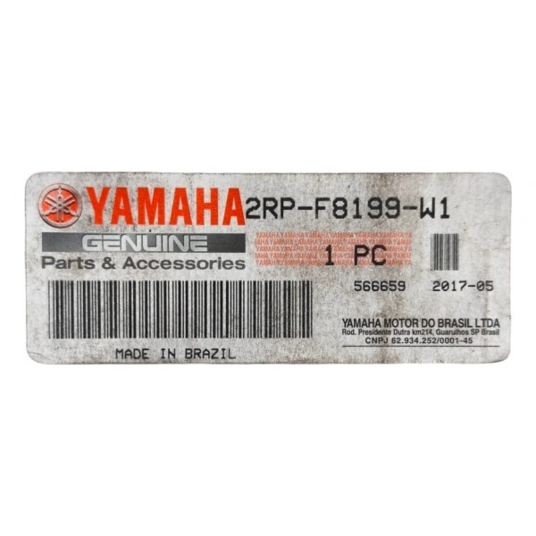 Manual Proprietário Yamaha Factor Ybr 150 2017 2rpf8199w1
