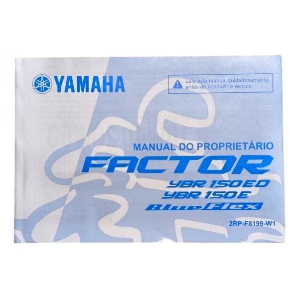 Manual Proprietário Yamaha Factor Ybr 150 2017 2rpf8199w1