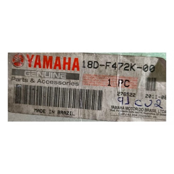 Carenagem Rabeta Factor 125 Esquerda 2011 A 2013 Original Preto