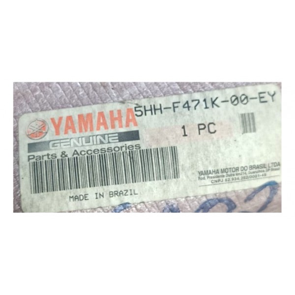 Tampa Lateral Traseira Esquerdo Yamaha Ybr 125 2002