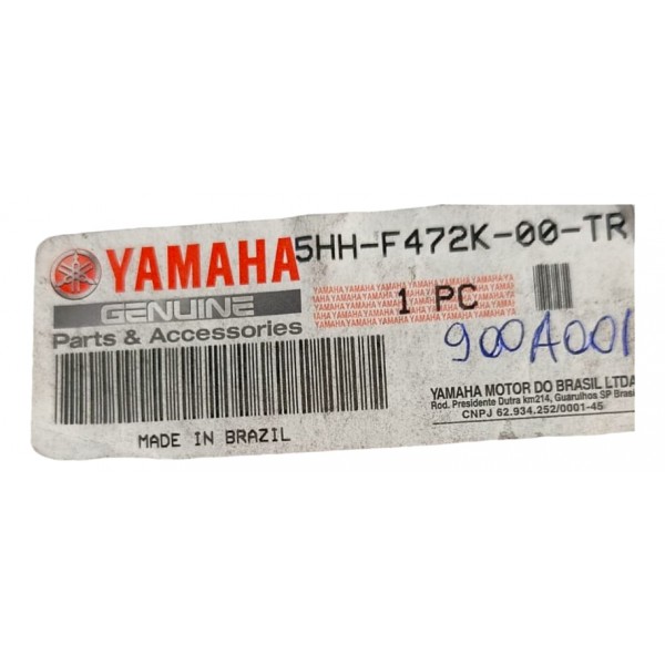 Tampa Lateral Direita Vermelho Ybr 125 2001 A 2008