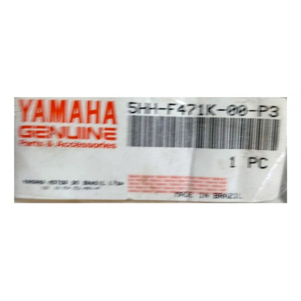 Tampa Traseira Esquerda Yamaha Ybr125 Factor Original Verde