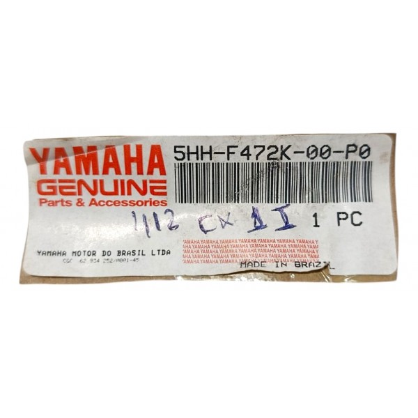 Carenagem Lateral Direita Yamaha 2001 Ybr Vermelho