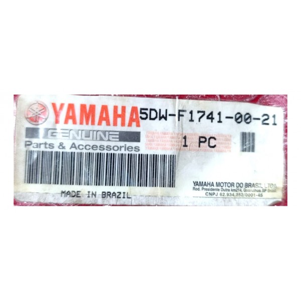 Tampa Lateral Direita Vermelha Crypton T105 Detalhe