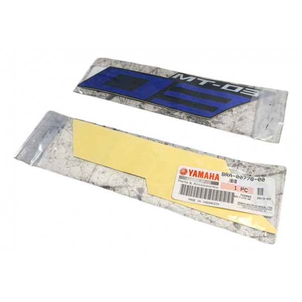 Par Adesivos Aba Tanque Mt03 2020 Azul Original Yamaha