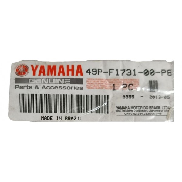 Tampa Lateral Direita Crypton 1998 2005 Original Yamaha Vermelho