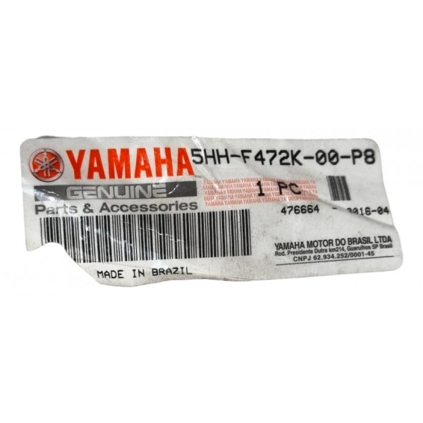 Carenagem Rabeta Yamaha Ybr 125 2004 2005 Traseira Direita Azul