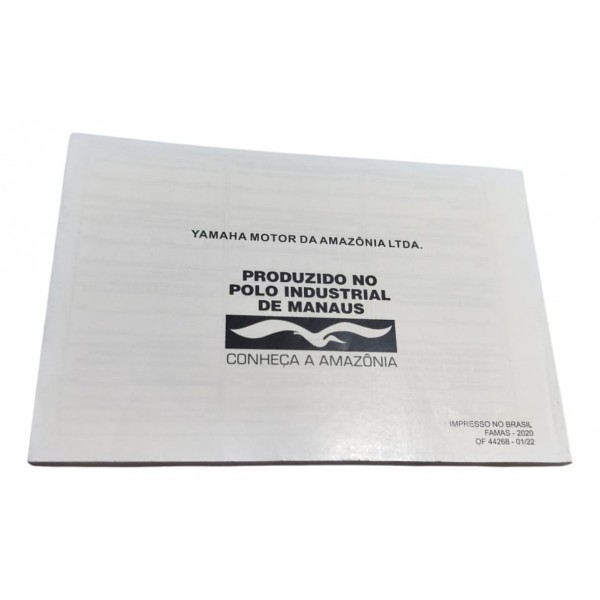 Manual Proprietário Yamaha At 125 Neo 2020 A 2024 Original