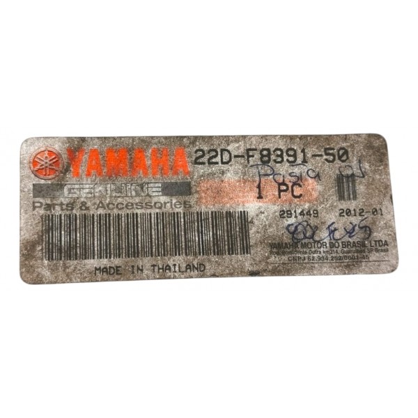 Faixa Adesivo Esquerda Carenagem Farol Yamaha Xtz 125x 2011