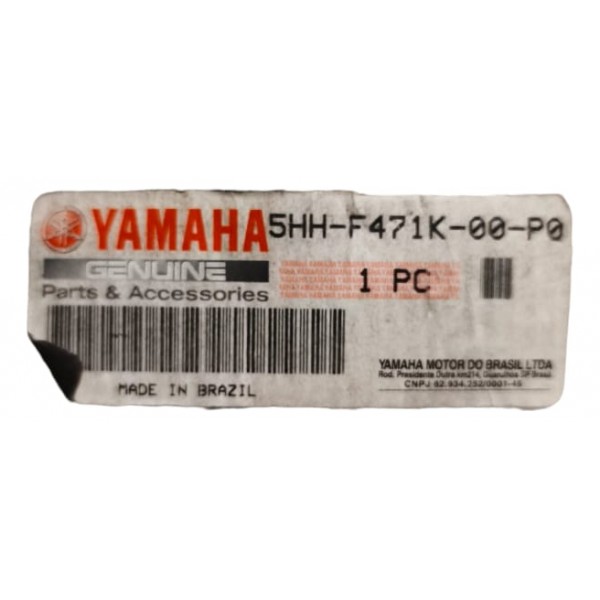 Tampa Lateral Traseira Esquerda Vermelha Ybr 125 2001 A 2008