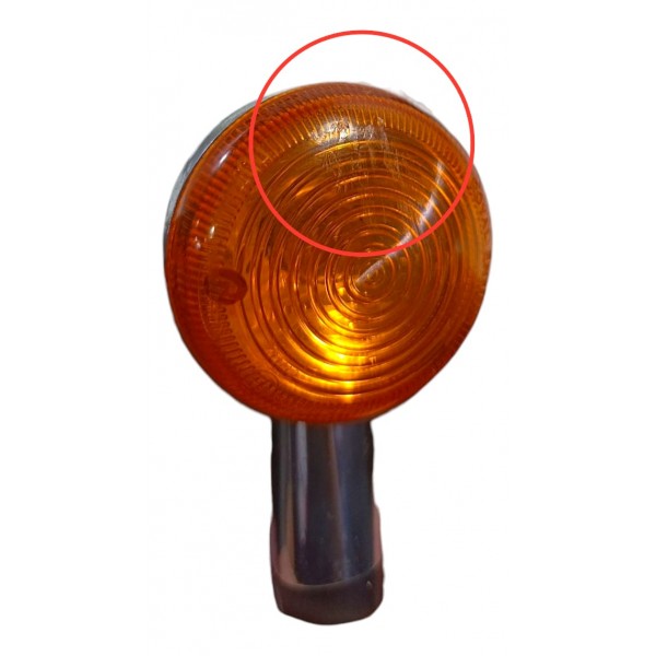 Pisca Seta Dianteira Direito Hunter 350 Detalhe Laranja