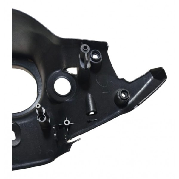 Carenagem Inferior Guidão Crypton 105 2006 Original Yamaha Prateado