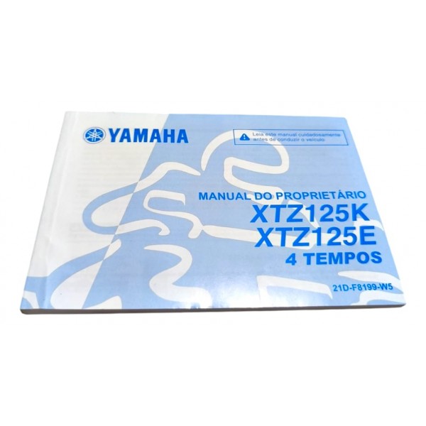 Manual Proprietário Xtz 125 2012-13-14-15 Original Yamaha
