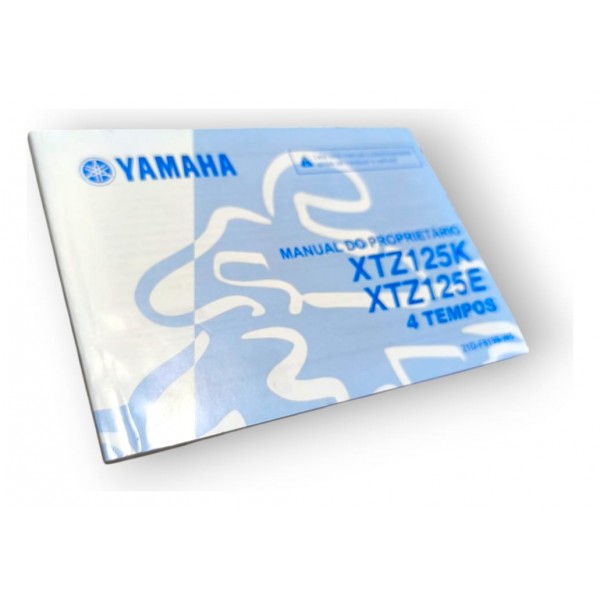Manual Proprietário Xtz 125 2012-13-14-15 Original Yamaha