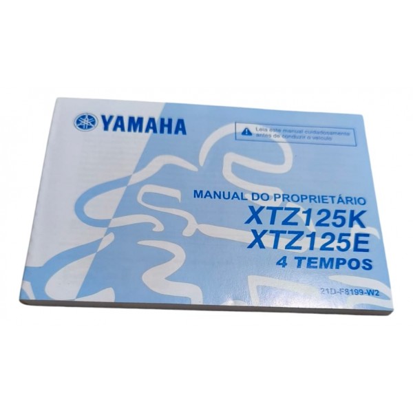 Manual Proprietário Xtz 125 Xtz 150 2012 15 Original Yamaha