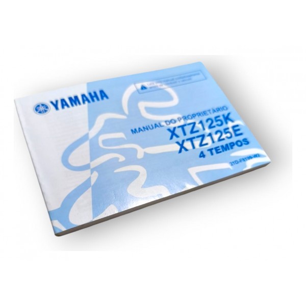 Manual Proprietário Xtz 125 Xtz 150 2012 15 Original Yamaha