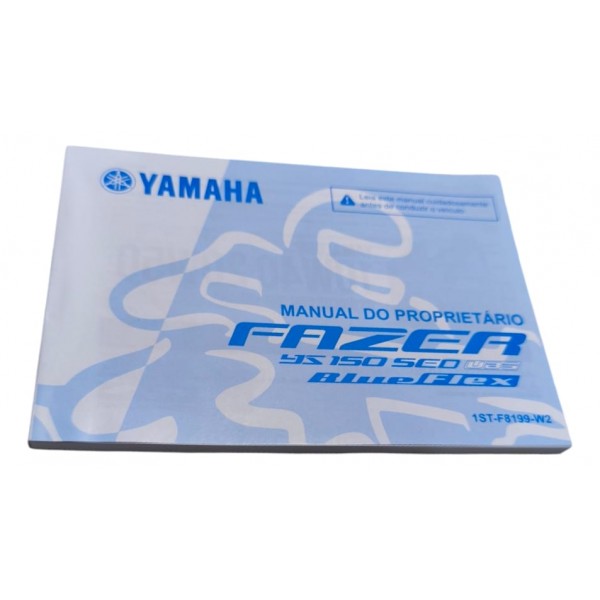Manual Do Proprietário Fazer 150 2014 A 2016 Original Yamaha
