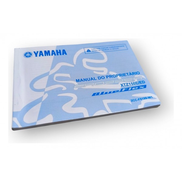 Manual Do Proprietário Crosser Xtz 150 15 16 Yamaha Original