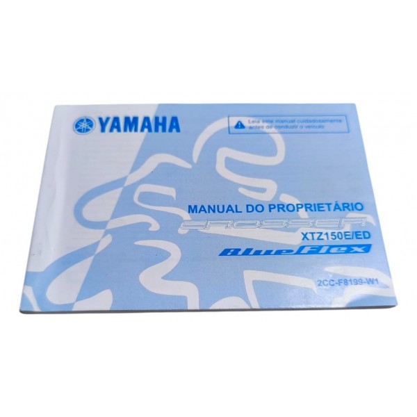 Manual Do Proprietário Crosser Xtz 150 15 16 Yamaha Original