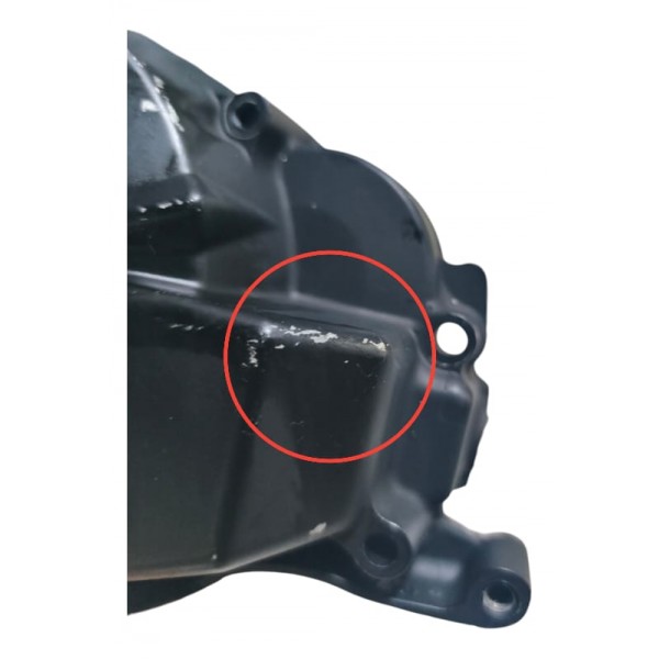 Tampa Esquerda Motor Yamaha Factor 150 2014 A 2022 Preto