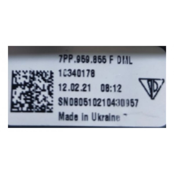 Comando Vidro Dianteiro Direito Porsche Cayenne 2016 A 2018