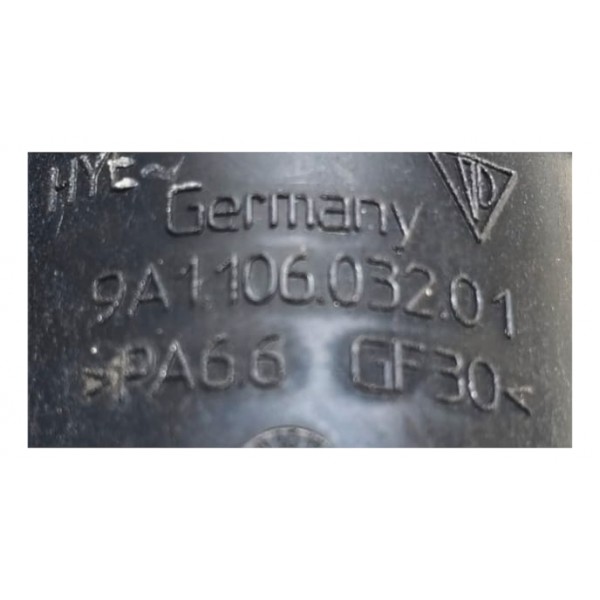 Tubo Refrigeração Porsche Boxster Cayman 987 2009 A 2012 Preto