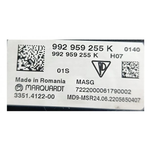 Controle Teto Capota Porsche 911 922 2023 Original 992959255