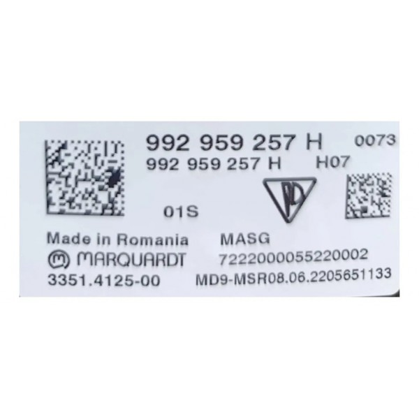 Controle Teto Capota Porsche 911 922 2023 Original 992959257