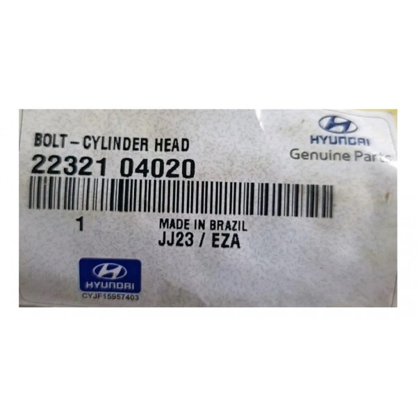 Jogo Parafuso Cabeçote Picanto Hb20 1.0 12v 2015 Original