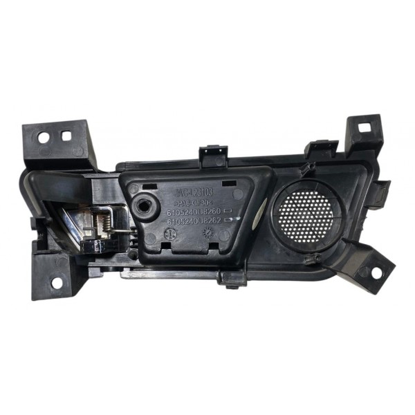 Maçaneta Interna Jac J3 1.4 2014 Dianteira Direita Original Prata Dianteira