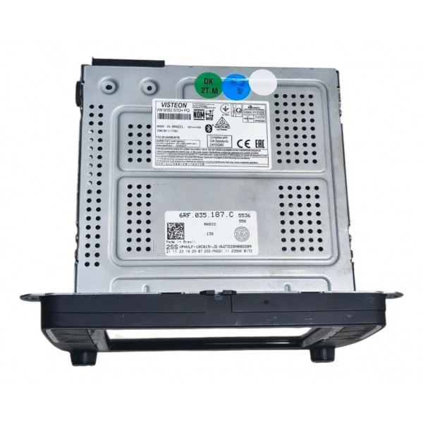 Multimídia Radio 2017 2020 Jetta Passat Tiguan Fusca Amarok Preto