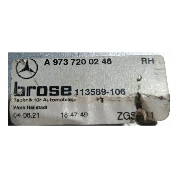 Máquina Vidro Manual Direito Mercedes Axor Atego 2006 Origin