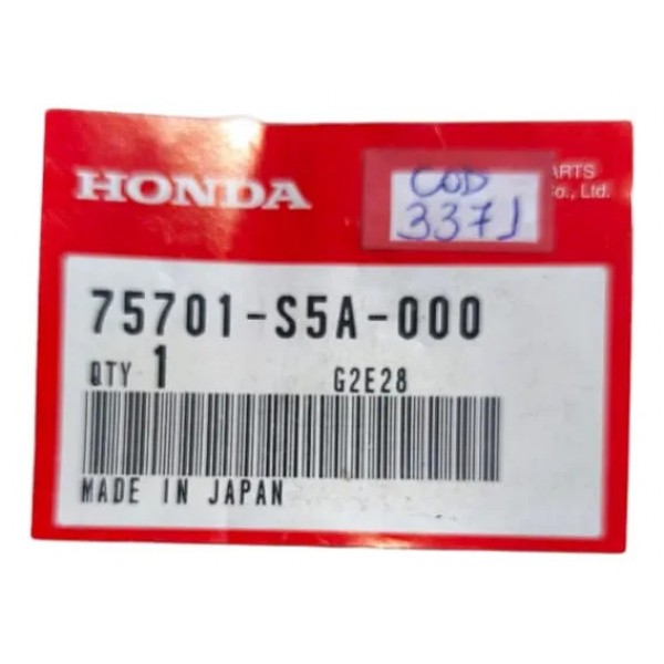 Emblema Tampa Traseiro Central H Honda City 2009 A 2014 Cromado