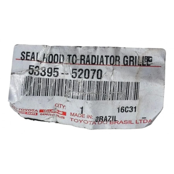 Borracha Grade Dianteira Toyota Etios 2005 A 2015