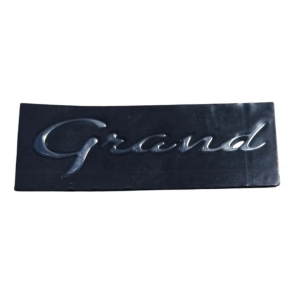 Emblema Adesivo Lateral Grand Original Fiat Mopar Cromado
